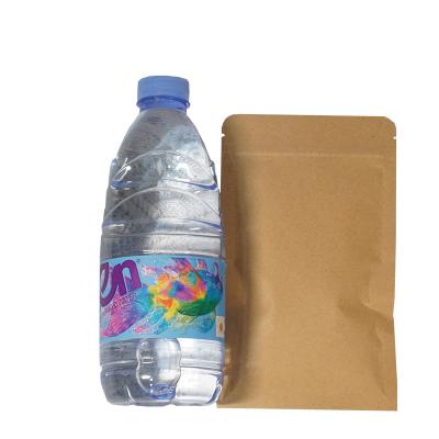 China Recyclable Paper Recyclable Ziplock Tote Bag Custom Ziplock Packaging With Window Ziplock for sale