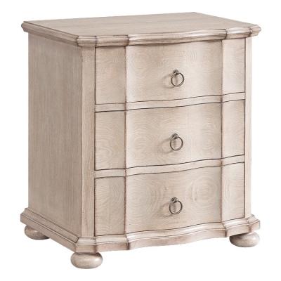 China Rustic Wood Nightstand Solid Wood Night Stand Wooden Nightstand With Drawers for sale