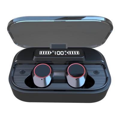 China Perfect Sound Waterproof IPX7 TWS Earbuds Wireless Headphones Wireless 6D Stereo Sound With Charging Case 2000mAh for sale