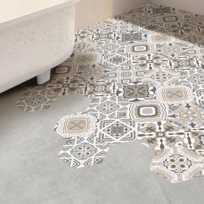 China Classic Simple Classic Floor Flower Tiles Design 20x20 Porcelain Bathroom Tile for sale