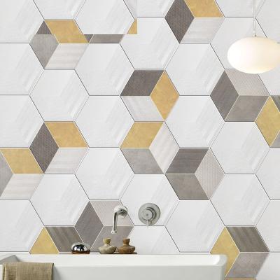 China Best Price Classic Simple Brick Wall Tiles And Bathroom Tile Price In Sri Lanka Hexagon Floor Tile for sale