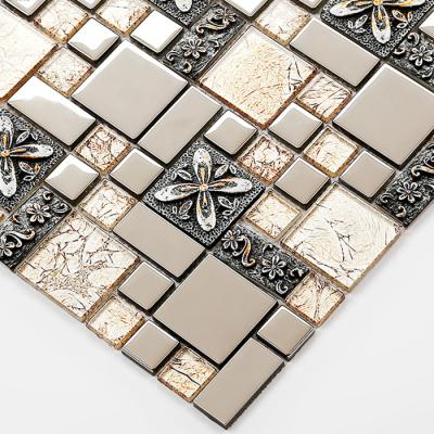 China Home Deco Classic Simple Mirror Tiles High Quality Mirror Wall Tiles for sale