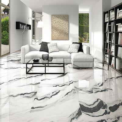 China Classic simple polished white price per square meter, natural stone floor tile for sale