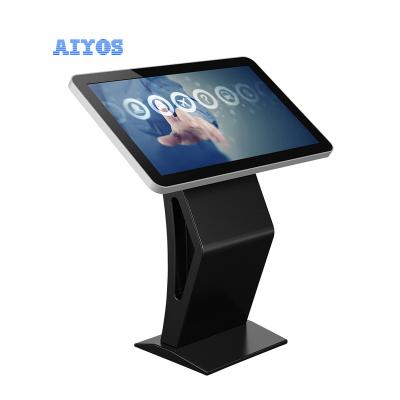 China Indoor Shopping Mall 65 Inch All In One Touch Screen Kiosk 350cdm2 Multi Floor Stand Advertising Monitor Player for sale