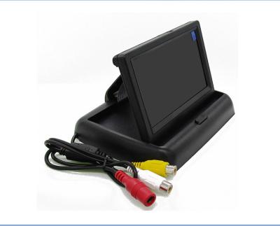 China High Quality Car Stereo 5 Inch LCD Screen Folding Display Reversing Car Monitor for sale