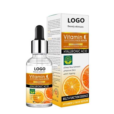 China Skin Revitalizer Private Label Anti Aging Victamin C Organic Whitening Facial Serum For Black Skin for sale