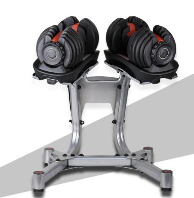 China Multifunctional American Style Dumbbell Set And Adjustable Rack Gym Dumbbell Set With Rack for sale