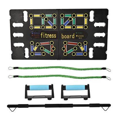 China ABS 12 in 1 Multifunctional Foldable Fitness Workout Body Building Pump Strength Board for sale