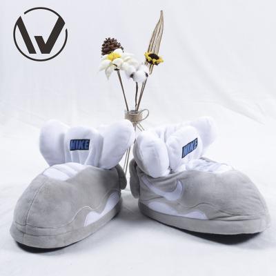 China Large Size Winter Anti-Static Unisex Slippers Foam Sneakers Winter Jordan Warm Yeezy Slipper Indoor Use for sale