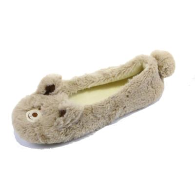 China Comfortable Anti-slippery Loafers Ballerina Bedroom Soft Felt Indoor Slippers for sale