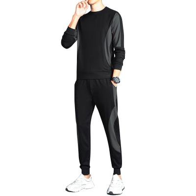 China 2021 Amazon ebay hot autumn new fashion breathable Korean sports suit men's two-piece suit tailored men's sweatsuit for sale