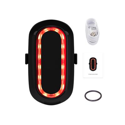 China Hightlight Omni O USB Front Back Tail Rear LED Single Rechargeable Warning Light Bike Tail Light for sale