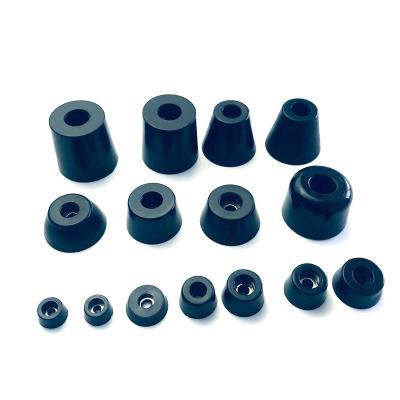 China SHQN Modern Bumper Pads Stainless Steel Anti-Slip Gasket Rubber Tappered Stoppers for sale