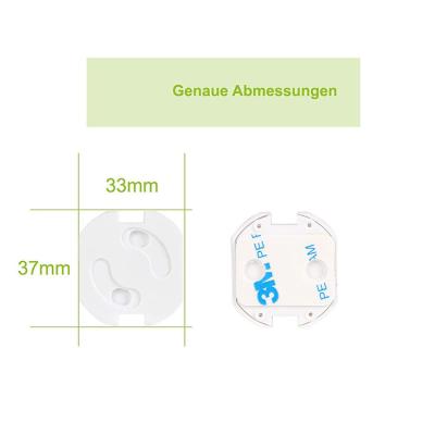 China N0n-toxic and odorless SHQN EU standard with adhesive baby waterproof plug covers, white outlet covers safety plug covers for sale