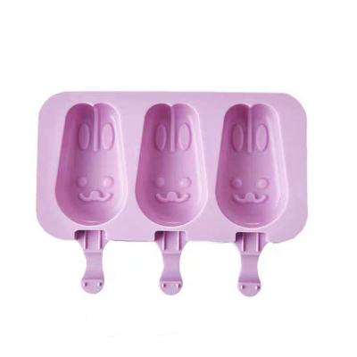 China SHQN 50 Hotsale Logo Wooden Custom Viable Sticks Silicone Homemade Ice Popsicle Molds for sale