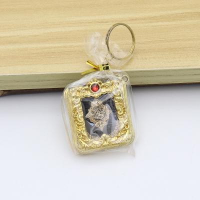 China New Middle East Small Pendant Ornaments Mini Quran Hanging Key Ring Religious Classic Custom Islamic Pendant Key Ring for sale