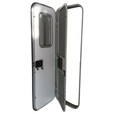 China Aluminum Alloy Profile Rational Price Lightly Structured Caravan Door for sale