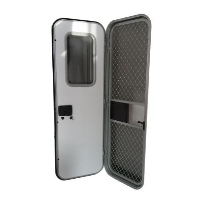 China Unique Aluminum Car Part 2020 TONGFA Aluminum Alloy Swipe Card Door Lock Mesh Mosquito Anti Installation Is Simple for sale