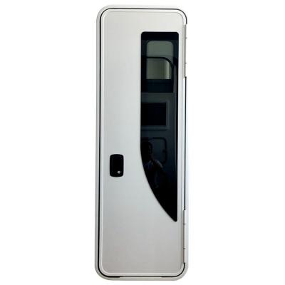 China Aluminum Alloy Profile Chinese Factory Style European Aluminum Alloy RV Caravan Entrance Door for sale