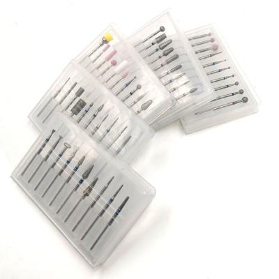 China HYTOOS 10Pcs/set Diamond Nail Drills Nail Kit 3/32