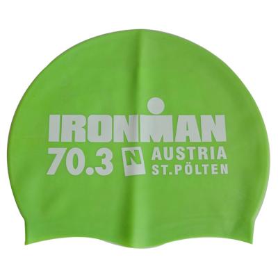 China Silicone Ironman Racing Swim Cap with Number for sale