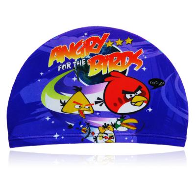 China 2014 lovely design Children lycra swim cap for sale