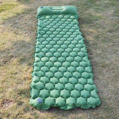 China Professional Manufacturer Portable Optional Self Built In Nylon Silk Mat With Pump Sack Camping Pump 40D Inflator 8 Tpu for sale