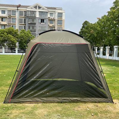 China Unique 190T Polyester Waterproof Easy Installation 3*3M Diagonal Design Diagonal Tying Type Camping Tent for Family Travel Hiking for sale