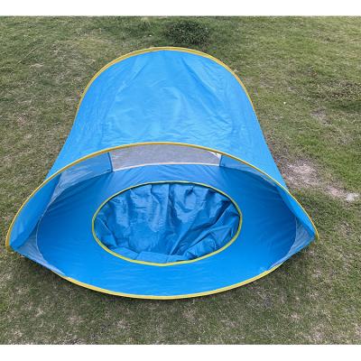 China Quick to Open and Easy to Pack 1.2*0.8M Quick To Open Beach Waterproof Sun Shelter Camping Tent for sale