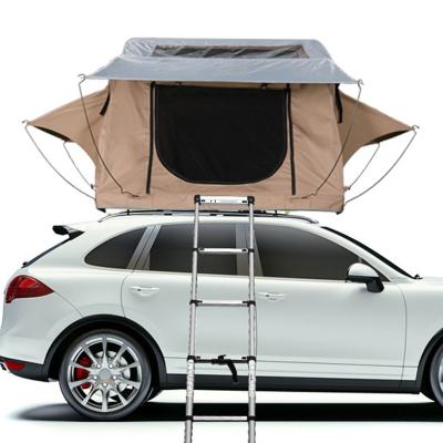 China Straight Tether Type Unique Design Waterproof 4X4 ​​Size Canvas Camping Truck Pick Up Car Rear Bed Tent For Universal for sale