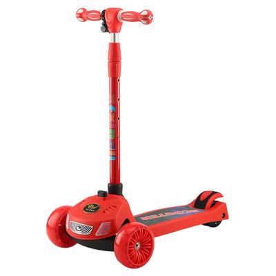 China 2022 Safer Cheap Plastic Children Toy Electric Kids Baby Scooter for sale