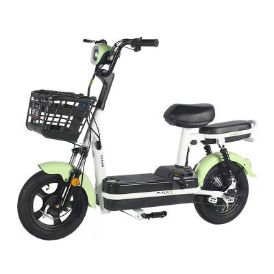 China 14 inch e-bike steel price lead battery cheap electric bike 48V 350w electric bicycle for sale