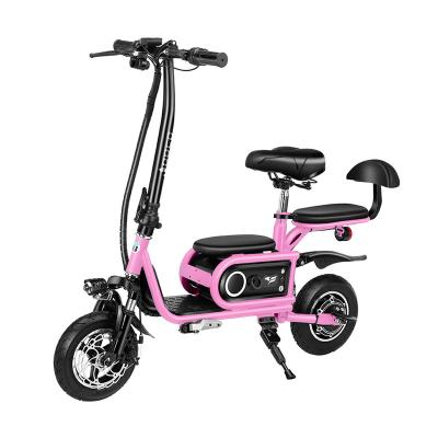 China 2022 Unisex Portable Electric Bike Mini Folding Electric Bicycle Electric Folding Bicycle for sale