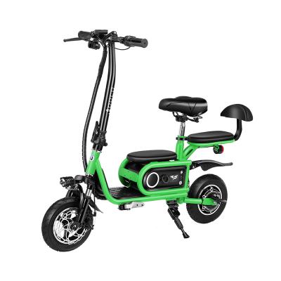 China Hot Sale Cheapest Electric Scooter Unisex 500W 10 Inch Folding Bike Two Wheel Electric Ebike Electric Bike for sale