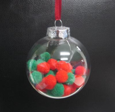 China Christmas Gift Offer Christmas Clear Ball Decoration Popular Item In Different Sizes for sale