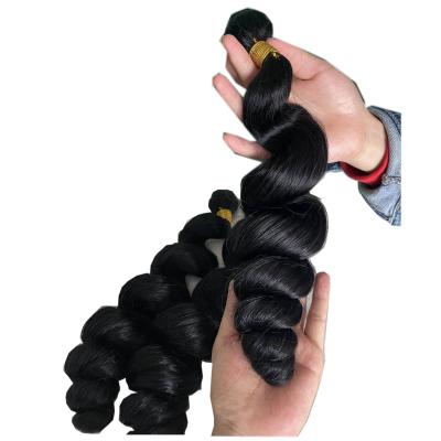 China Wholesale Brazilian Loose Wave Human Hair Extensions Loose Wave Natural Color Raw Virgin Hair for sale