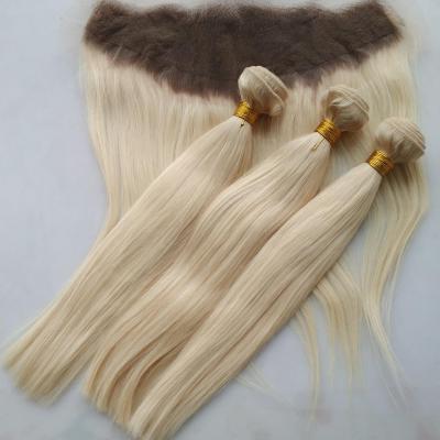 China Lidu Hair Soft Best Selling Straight Bundles , Best Quality 613 Hair Bundles for sale