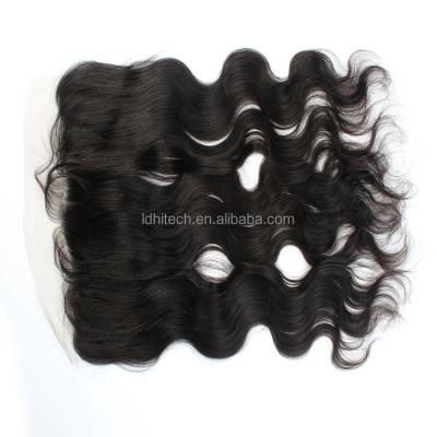 China Big Body Wave Cuticle Cuticle Aligned Raw Virgin Human Hair 13x4 Mink Brazilian Transparent Lace Frontal Ear On Ear Straight for sale