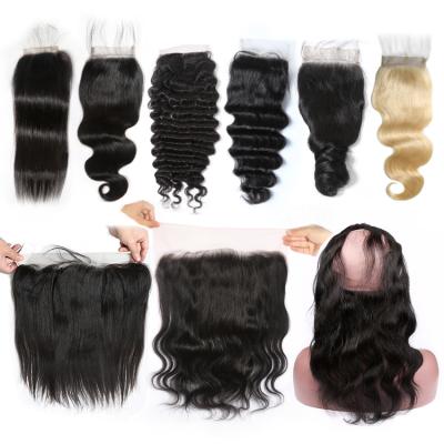 China Wholesale Price Super High Quality Silky Straight Wave Cuticle Aligned Virgin Hair 13*4 Hd Raw Lace Headband for sale