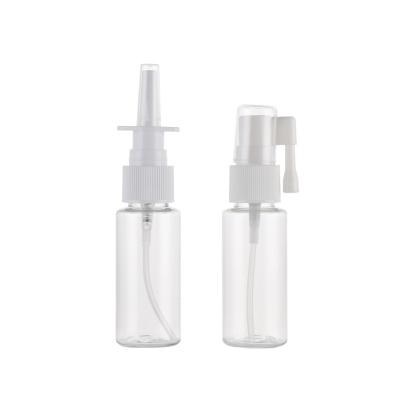 China High Quality Cosmetic Bottle 30ml Spinning Bottle 30ml Nasal Spray Bottle Small Spinning Nose Spray Bottles for sale