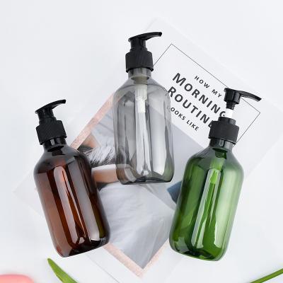 China 200ML 250ML 300ML 500ML Plastic Packaging Hand Wash Liquid Shampoo Pet Lotion Pump Bottle Custom Wholesale Cosmetic Bottle for sale