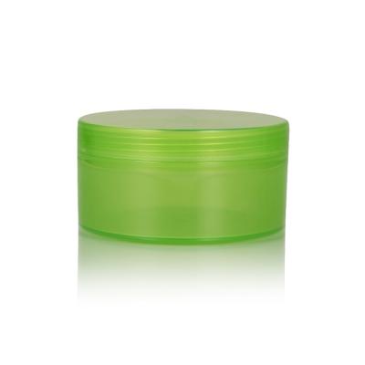 China Wholesale Green Cosmetic Jar 300g Aloe Vera Gel Cosmetic Container Plastic Cosmetic Jar for sale