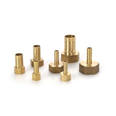 China Female Threads Hose Soft Nipple Brass Hose Coupling Fitting Adapters For Air And Water Hose Reducing for sale