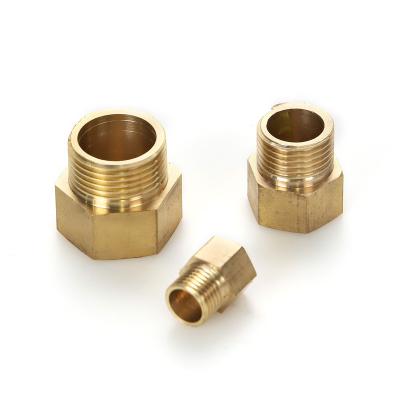 China Cheap Price Hex Male Female Wires Ring Fit Brass Hose Extension Connector Coupling For Air Gas Water Pipe Equal Line for sale