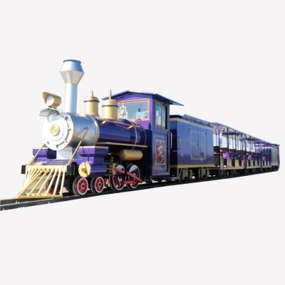 China Theme Park Train Tourist Amusement Park Rides Equitment Train Backyard Tourist Train for sale