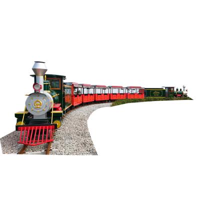 China Theme Park Amusement Park Equipment Ride Electric Ride On Train Track Mini for sale