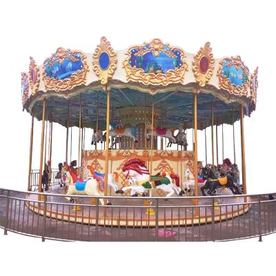 China Theme Park Carnival Rides Amusement Park Equipment Simple Carousel Rides Indoor Amusement Park Rides For Sale for sale