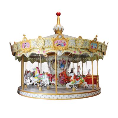 China Theme park theme park equipment other merry amusement park products carousel ride antique go round for sale for sale