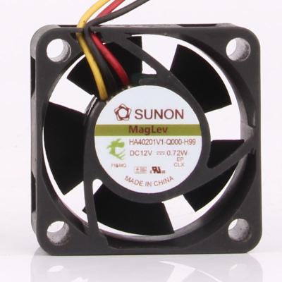 중국 Hotels 4cm 4020 40X40X20mm silent hydraulic ratio fan HA40201V1-Q000-H99 12V0.72W 판매용