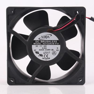 China New AD1224UB-F51 120x120x38 mm 24VDC 0.4A 12038 12cm original hotel frequency converter heat dissipation exhaust 2800 rpm fan for sale